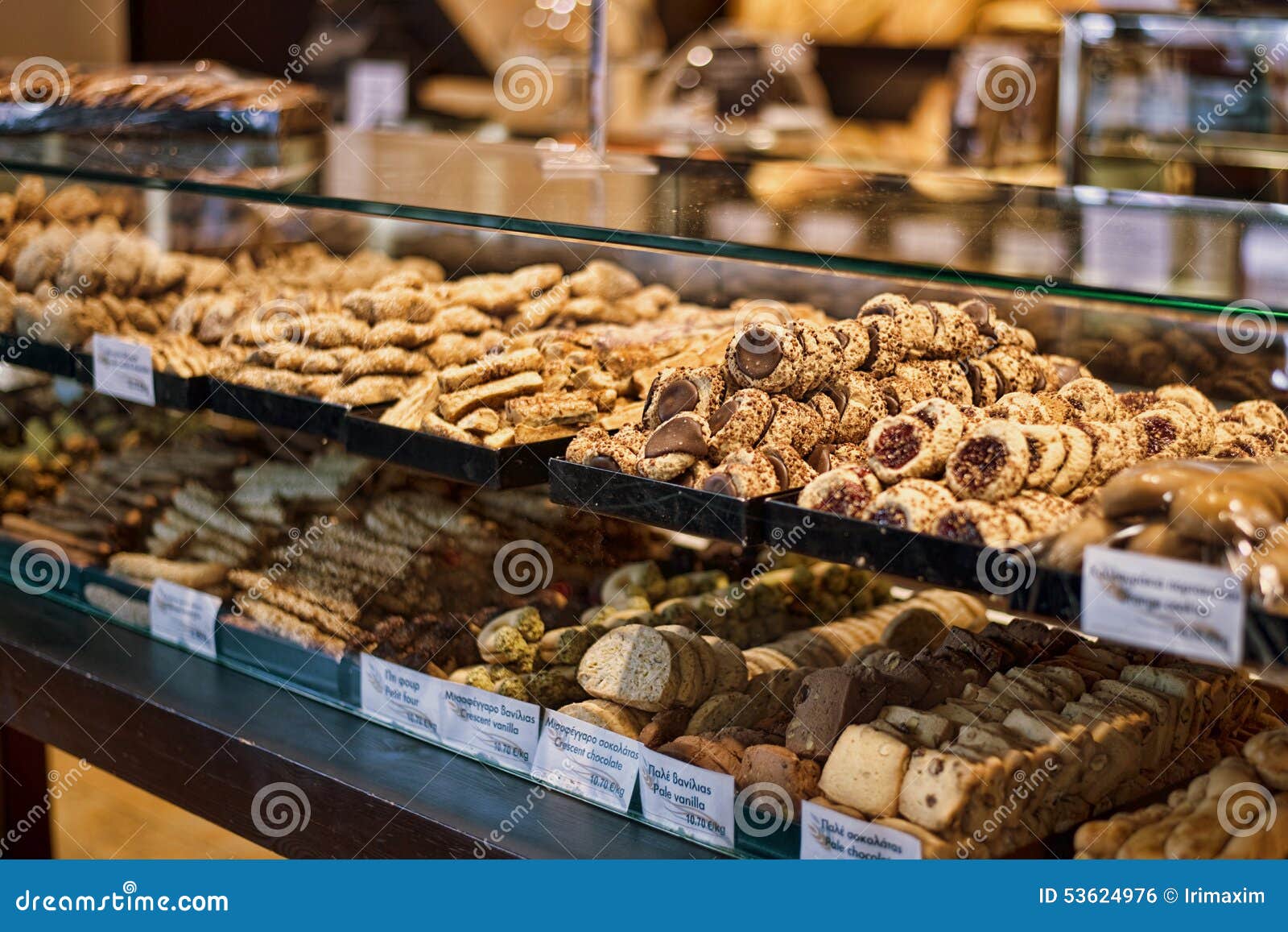 Bakery in Greece stock photo. Image of cafe, ethnicity 53624976