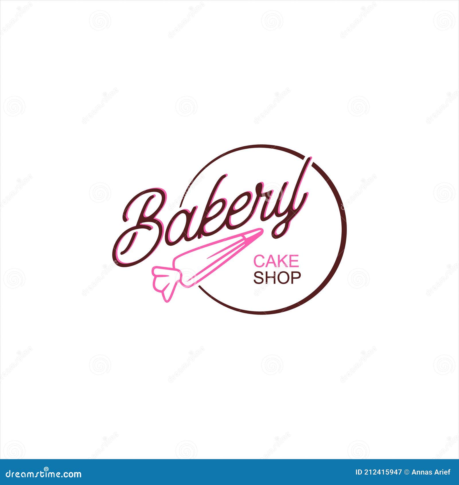 Bakery Logo Ideas Design Vector with Script Font Lettering Stock Vector ...