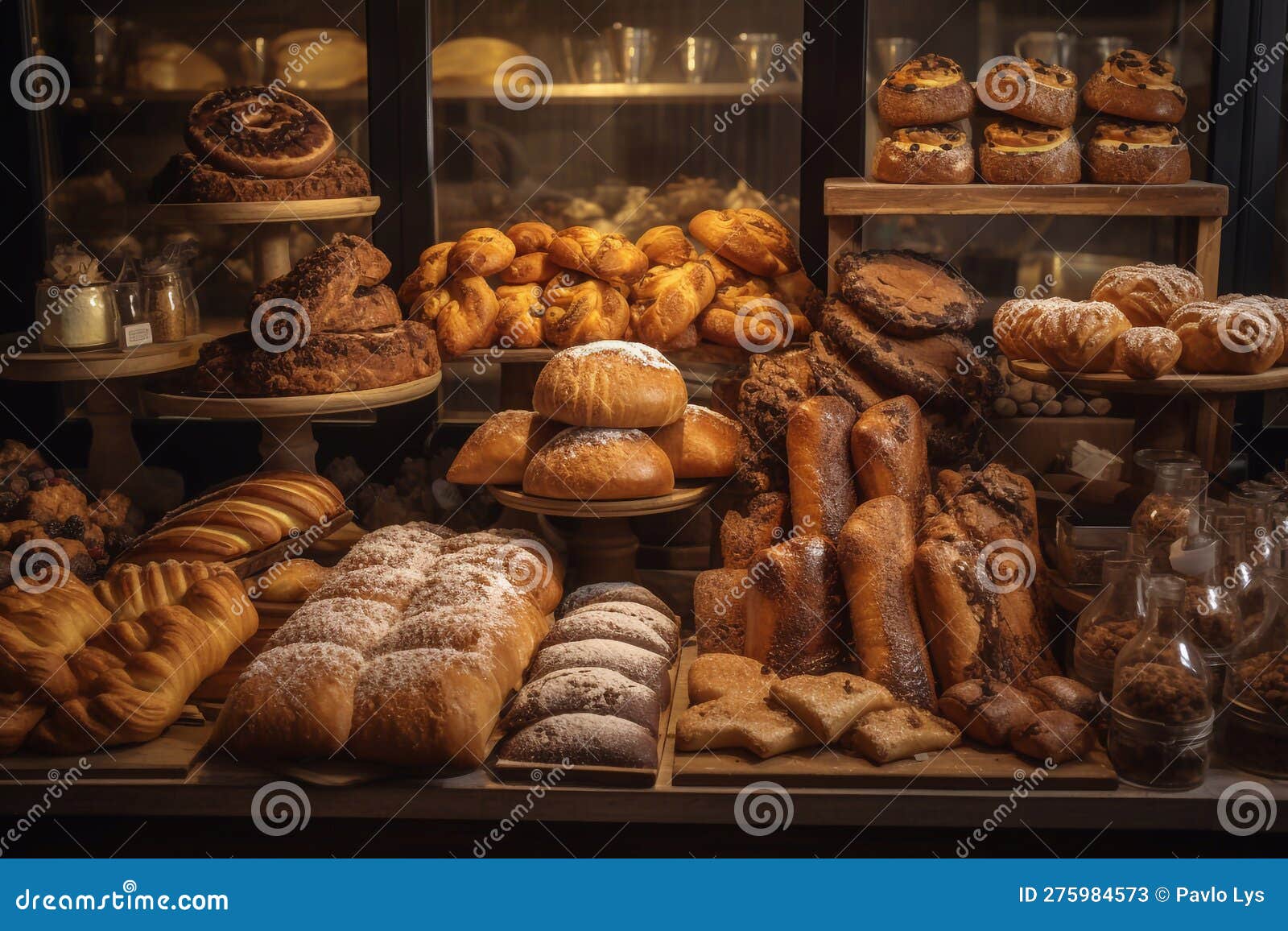 Bakery and Pastries. AI Generated Stock Illustration Illustration of