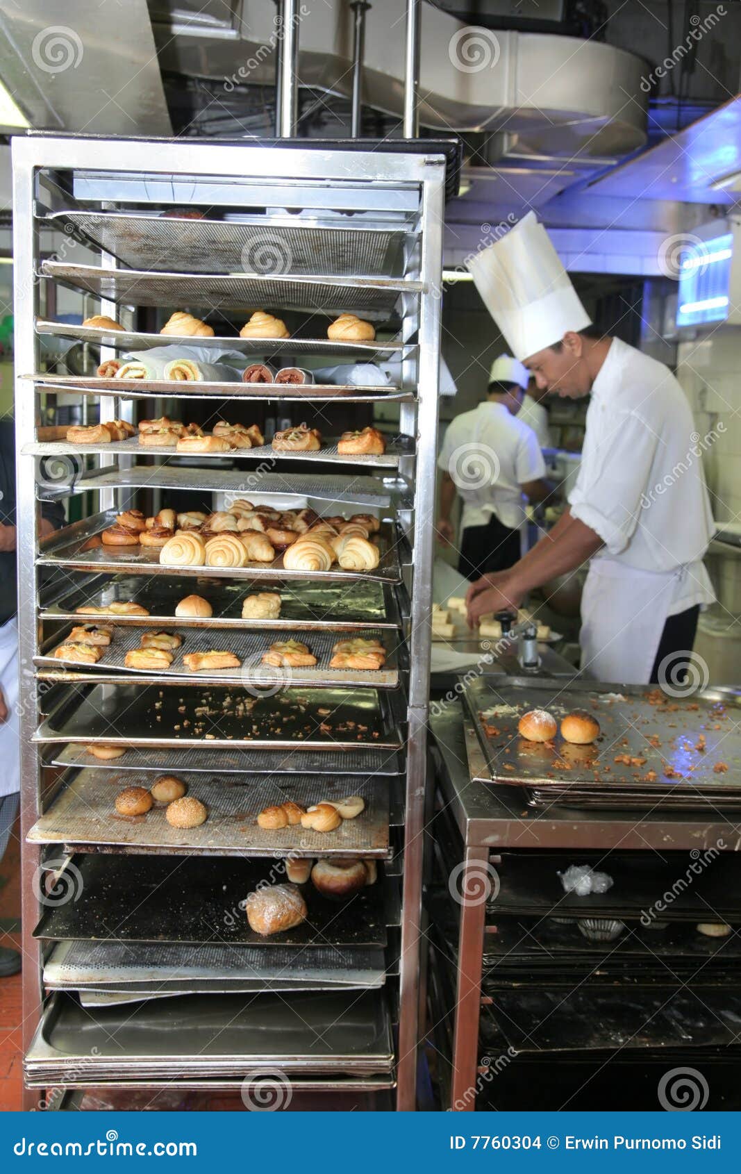 Bakery and pastry industry stock photo. Image of busy 7760304
