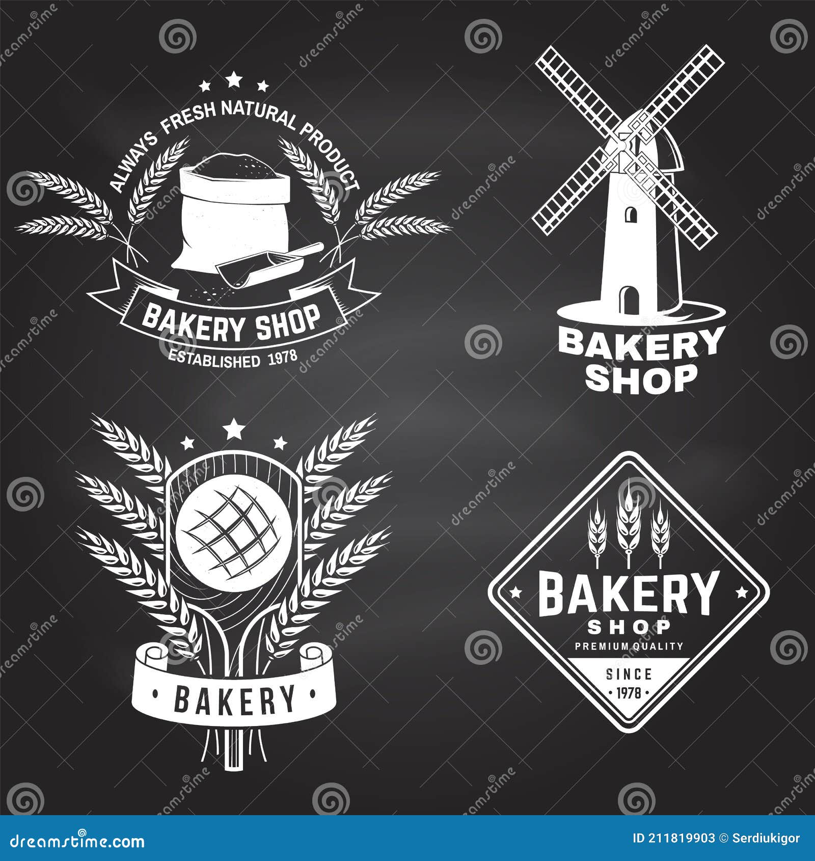 Bakery Vector Concept For Badge, Shirt, Label, Print, Stamp