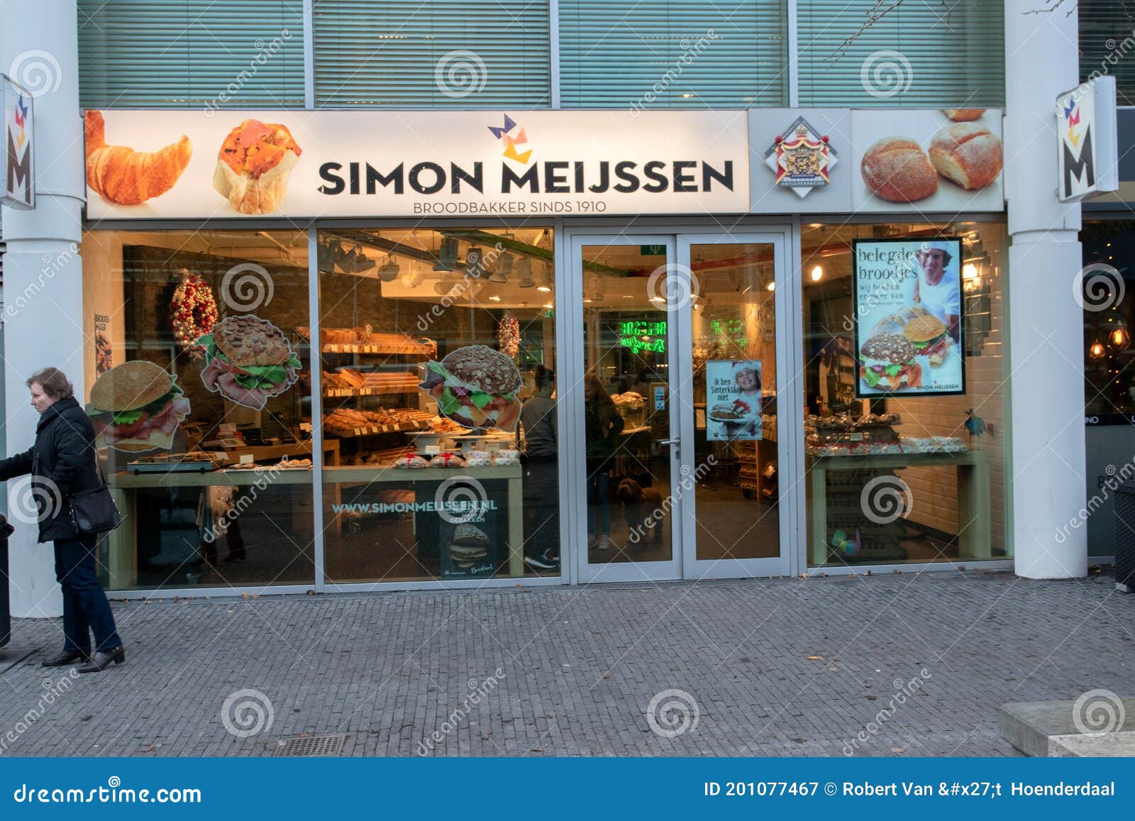 Bakery Simon Meijssen at Amsterdam the Netherlands 11122019 Editorial