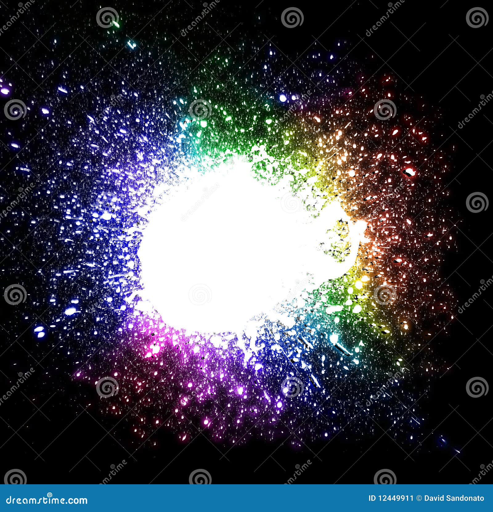 Abstrakt bakgrund colours droppexplosionregnbågen