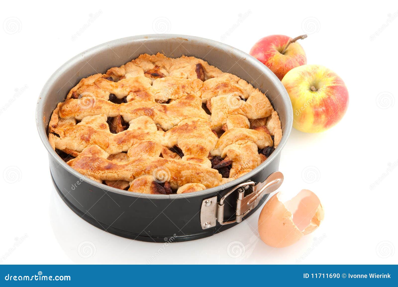 Baking apple pie stock photo. Image of springform, cooking 11711690