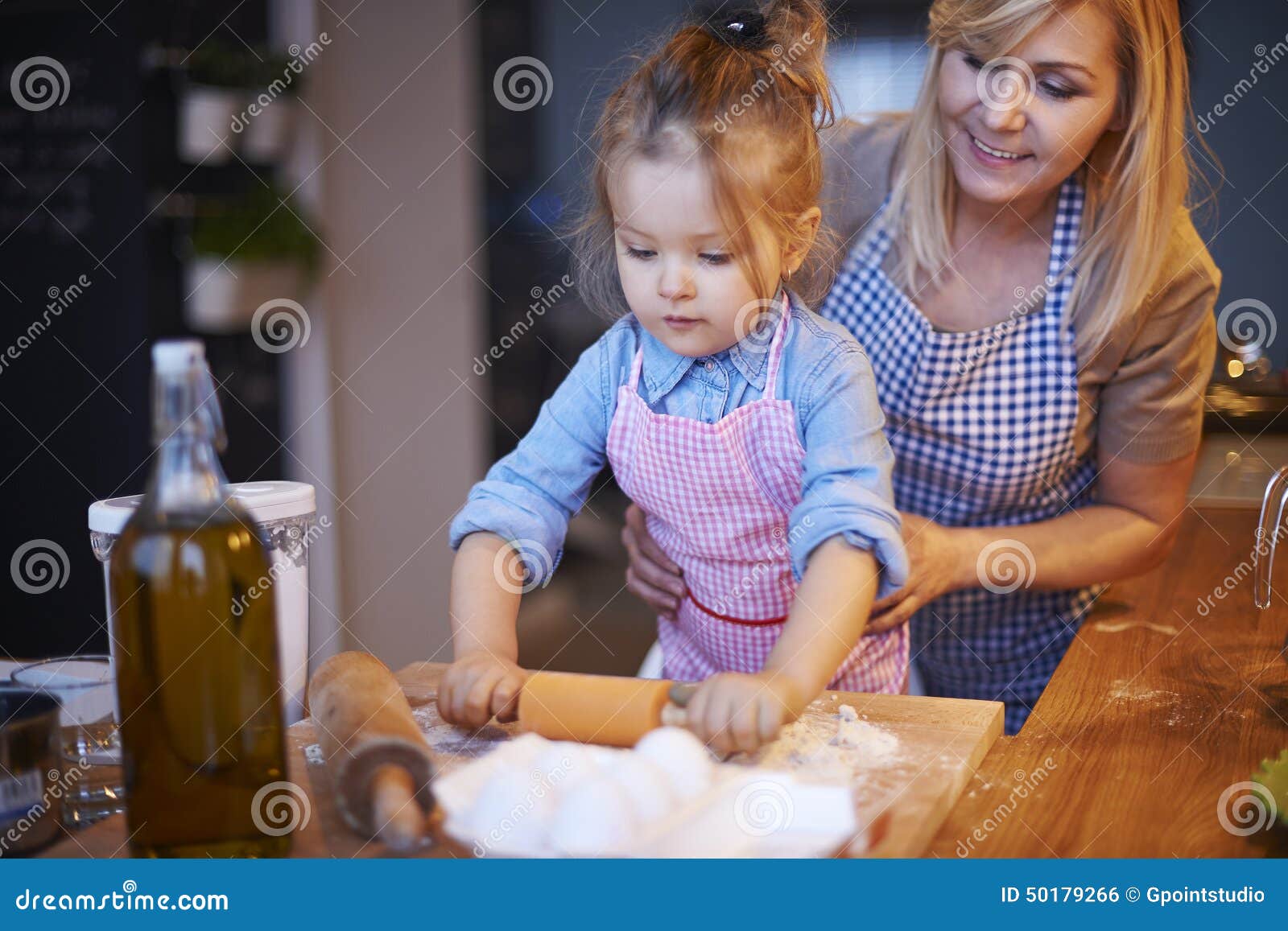 Baking with grandma stock photo. Image of development 50179266