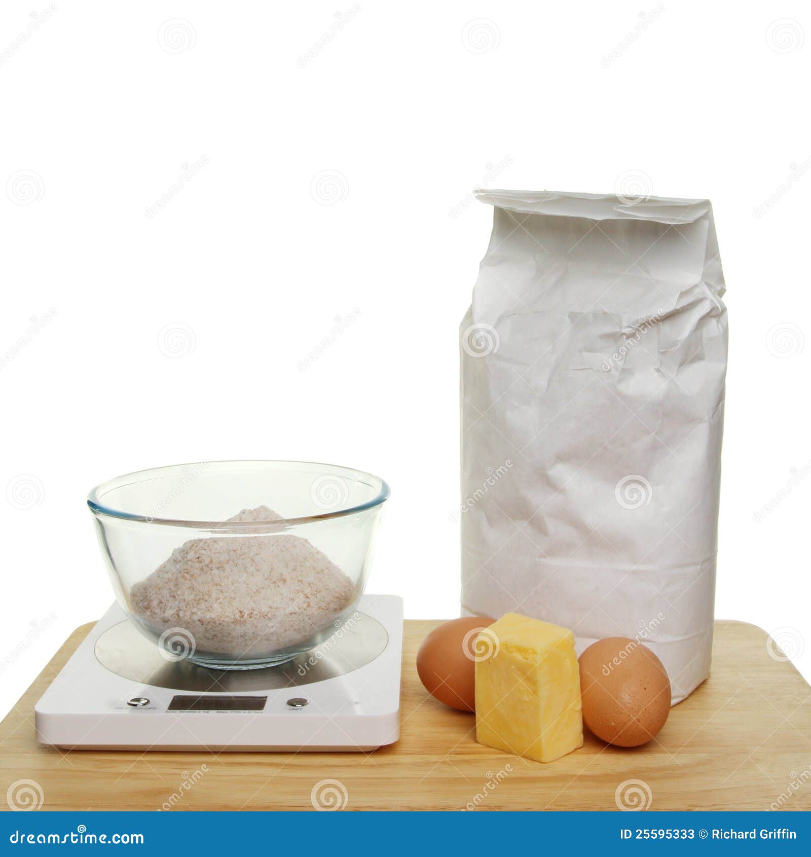 Baker Weighing Dough On Kitchen Scale Stock Photo 1646504854