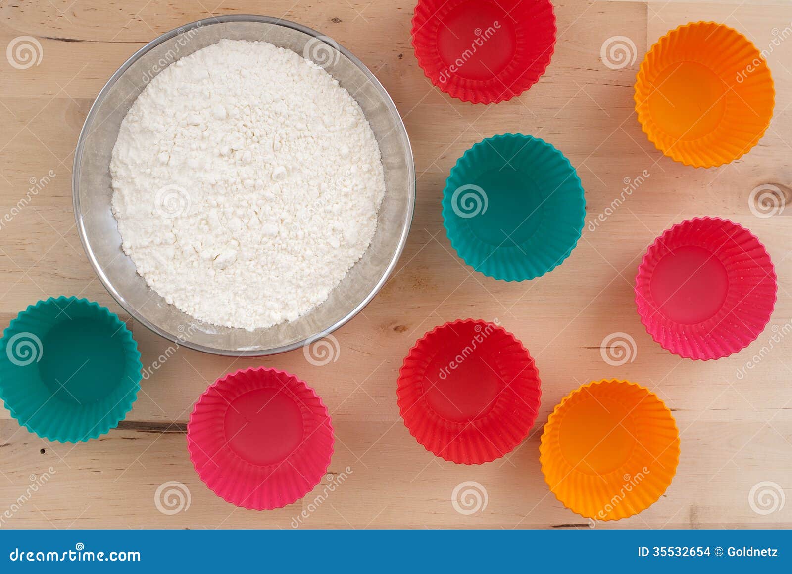 Baking muffins stock photo. Image of dessert, birthday 35532654