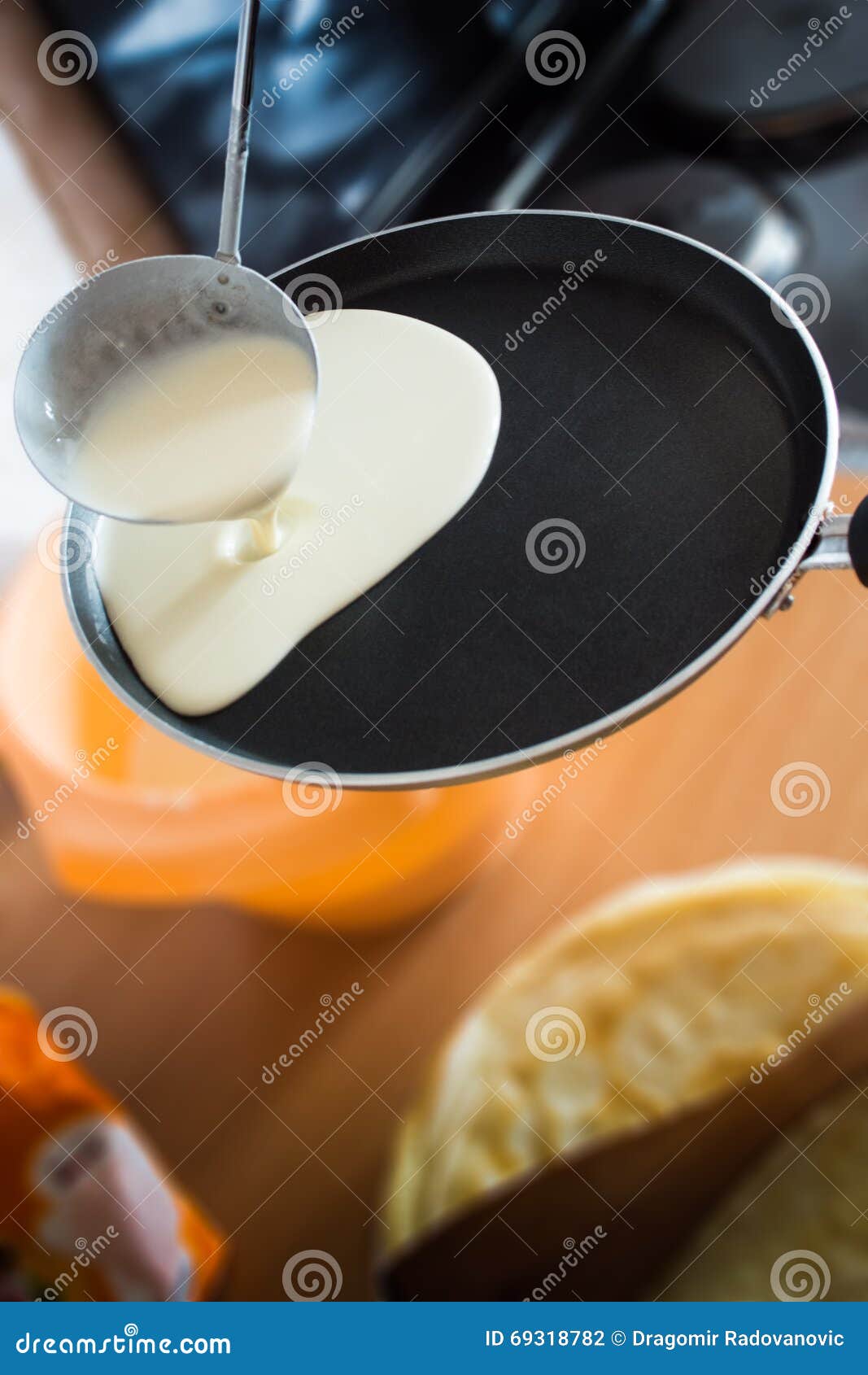 Baking pancake stock photo. Image of healthy, maple, dessert 69318782
