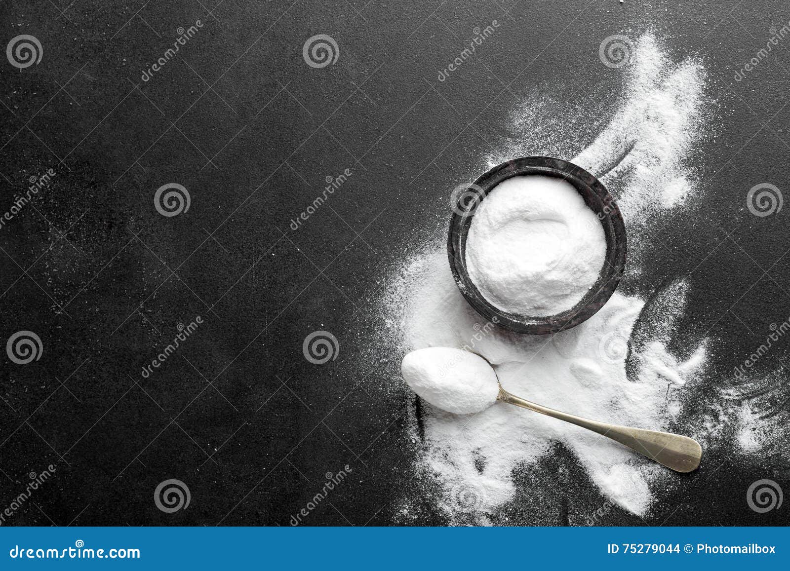 Baking Soda Being Used As Feet Bath At Home. RoyaltyFree Stock Image