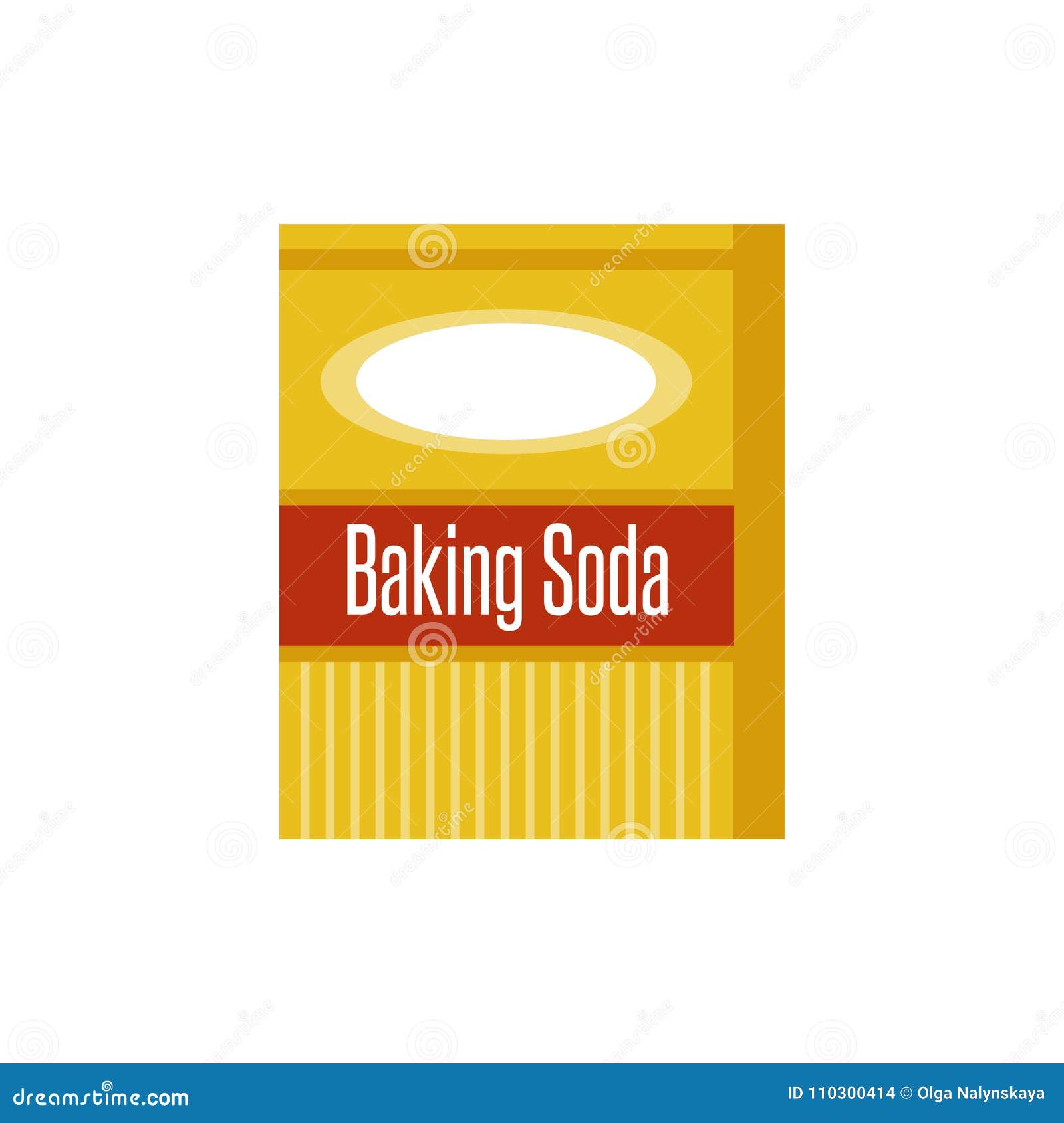 Baking Soda Icon. Trendy Baking Soda Logo Concept On White Background