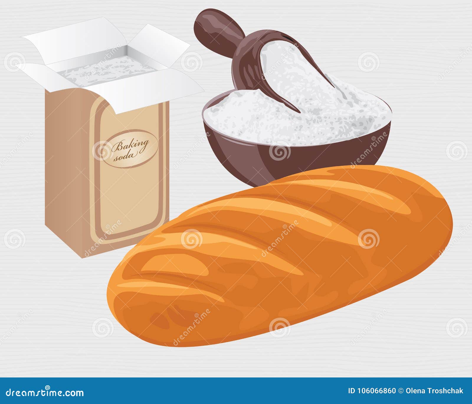 Baking Soda Icon. Trendy Baking Soda Logo Concept On White Background