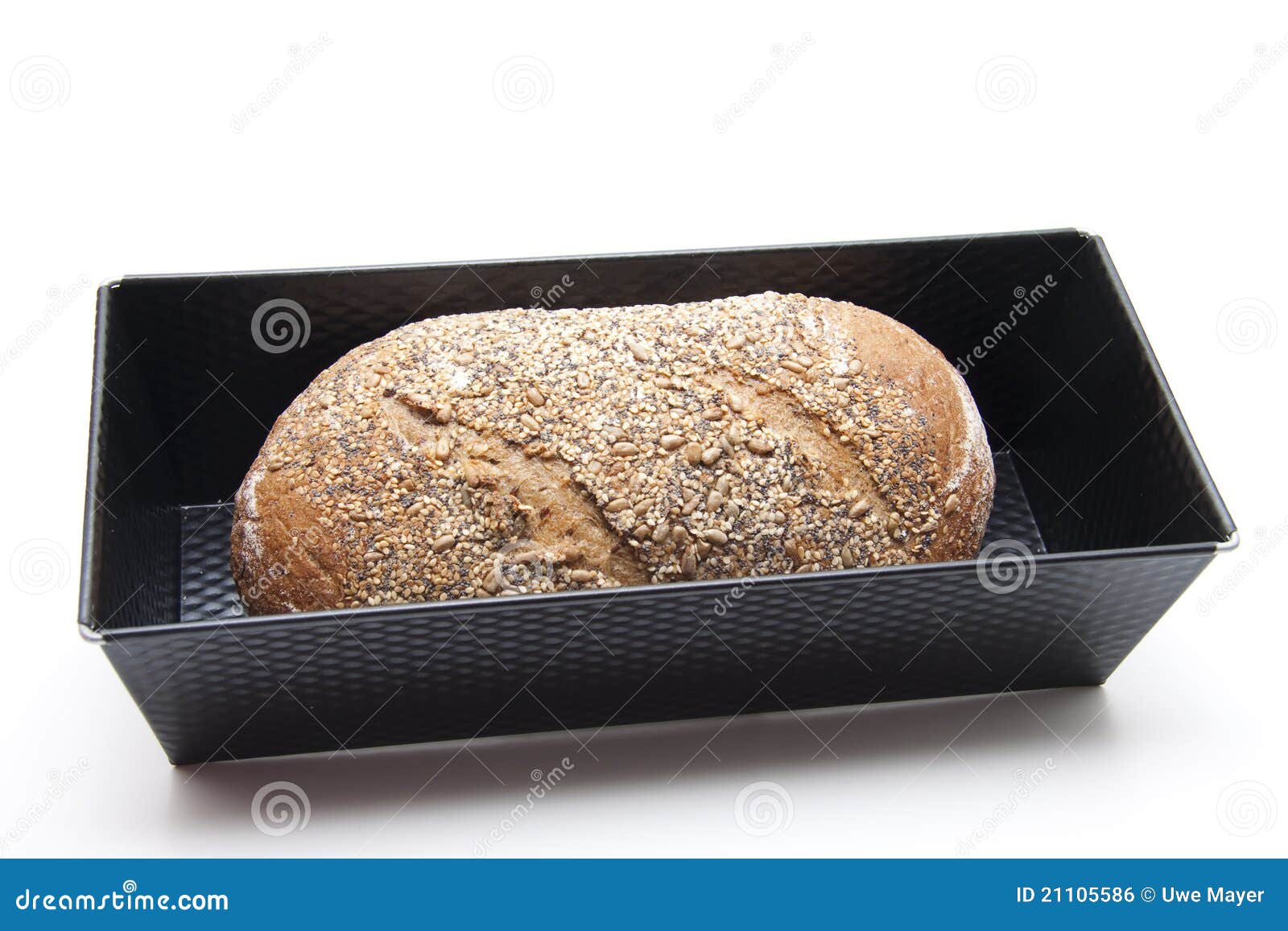 Baking Tin and More Grain Bread Stock Photo Image of utensils, loaf