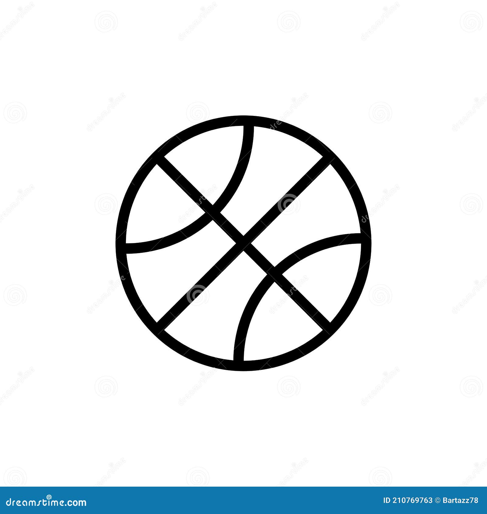 Balón De Baloncesto Plano Blanco Y Negro Logo Web Icono En Fondo Blanco  Aislado Ilustración del Vector - Ilustración de internet, campeonato:  210769763