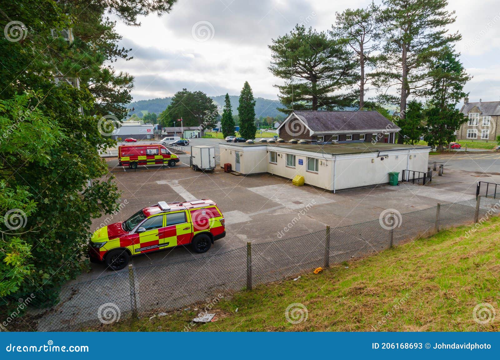 Bala Fire Station editorial stock photo. Image of emergency 206168693