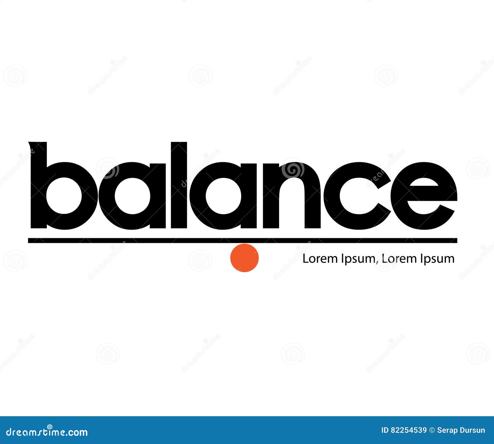 Balance Logo Concept stock vector. Illustration of decision - 82254539