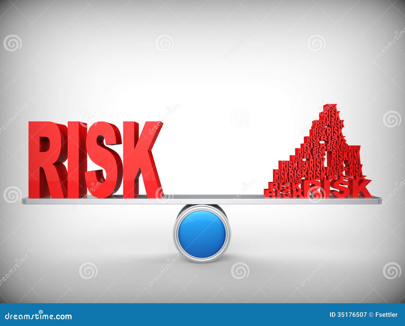 Balance Of Risks. Abstract Concept. Stock Illustration - Image: 35176507
