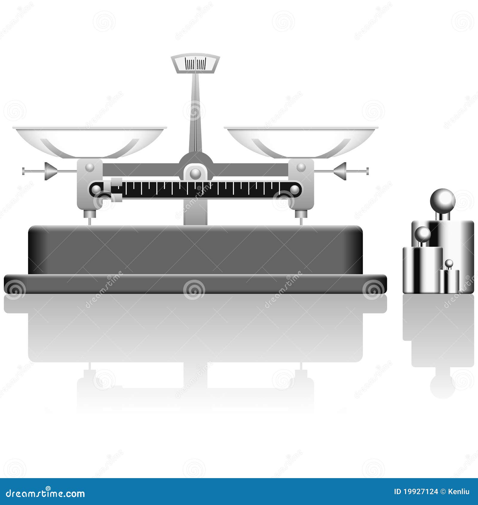 Balance Scale Comparison Stock Photo 90523044