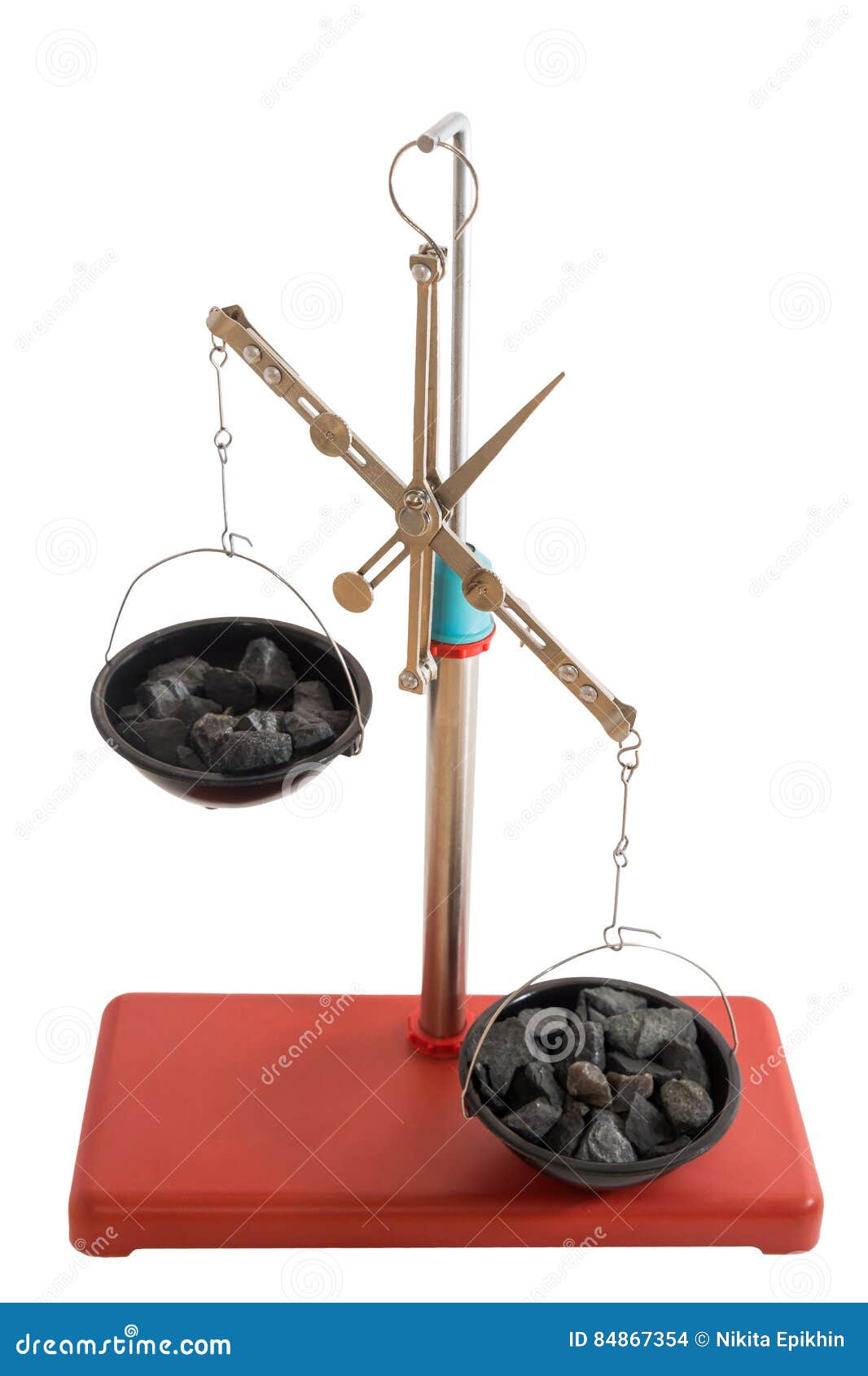 Balance. Scales with Small Stones Stock Photo Image of small, iron