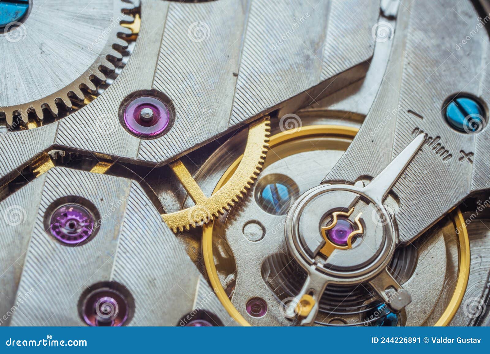Balance and Spring on Mechanical Watch Movement Stock Image Image of complexity, mechanical