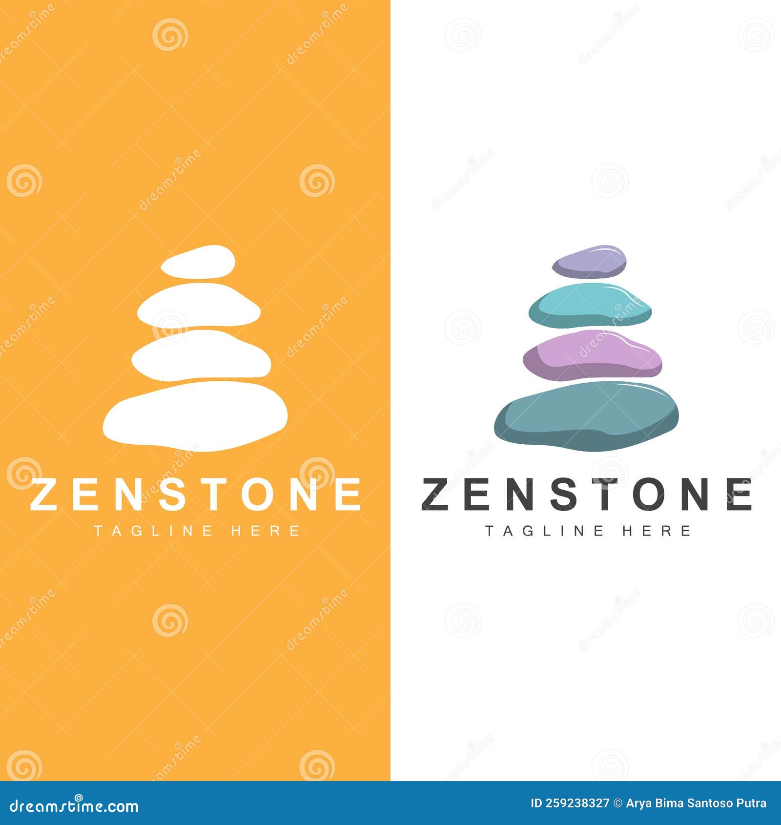 balance stone logo ,  therapy stone, massage stone, hot stone and zenstone, product brand 