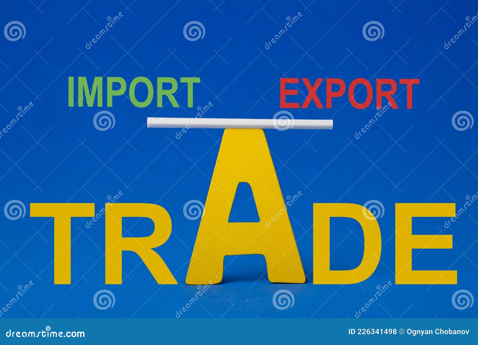 Balance of Trade BOT stock photo. Image of investment 226341498