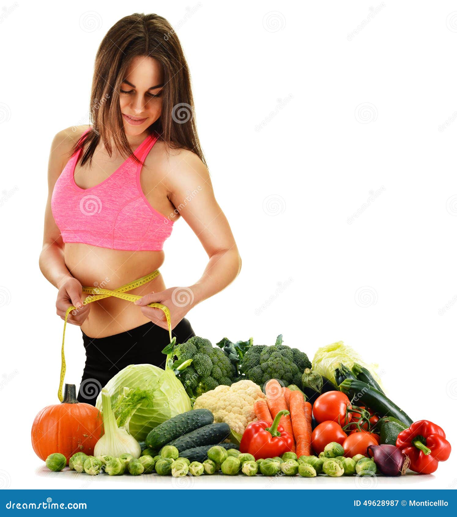 Balanced Diet Based on Raw Organic Vegetables and Fruits Stock Image Image of based, dieting