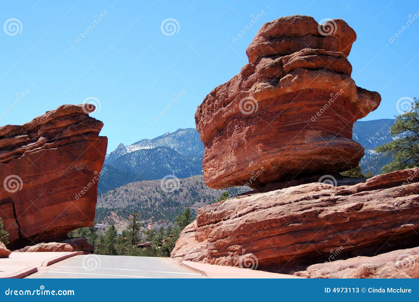 Balanced Rock Garden Of Gods Stock Image Image Of Million