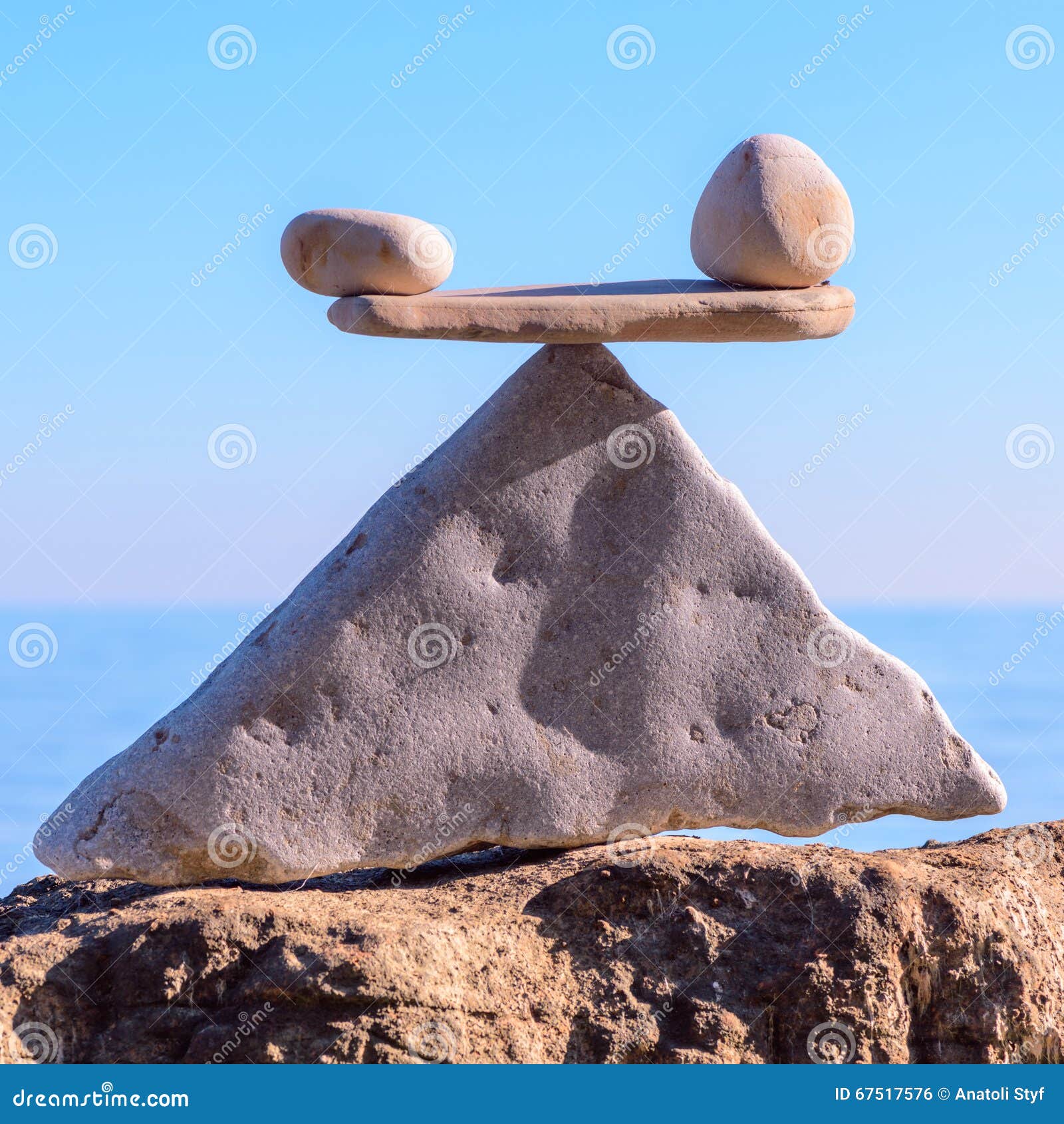 Balancing of stones stock photo. Image of exactness, nature 67517576