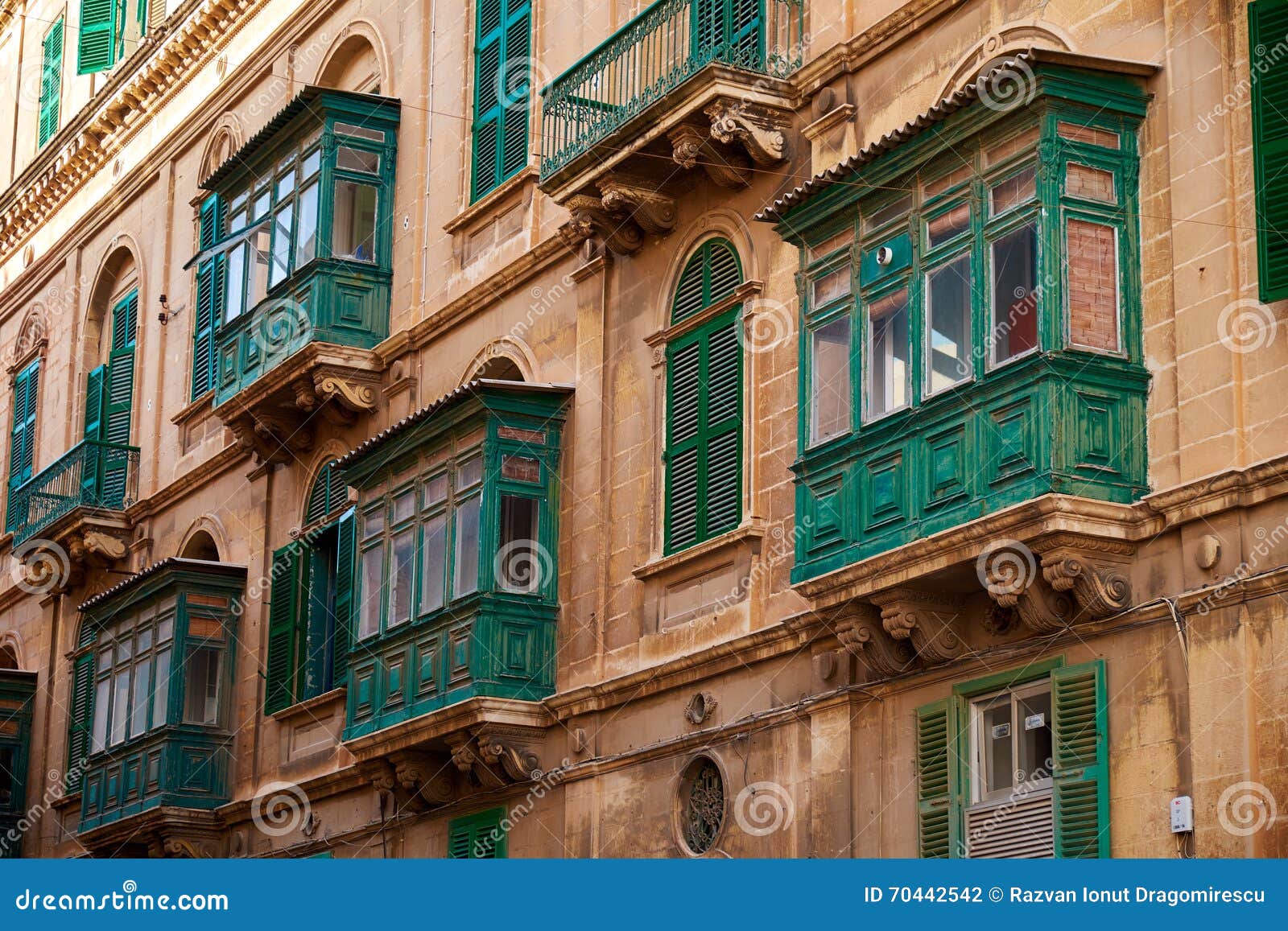 Balcony in Malta editorial photography. Image of representative 70442542