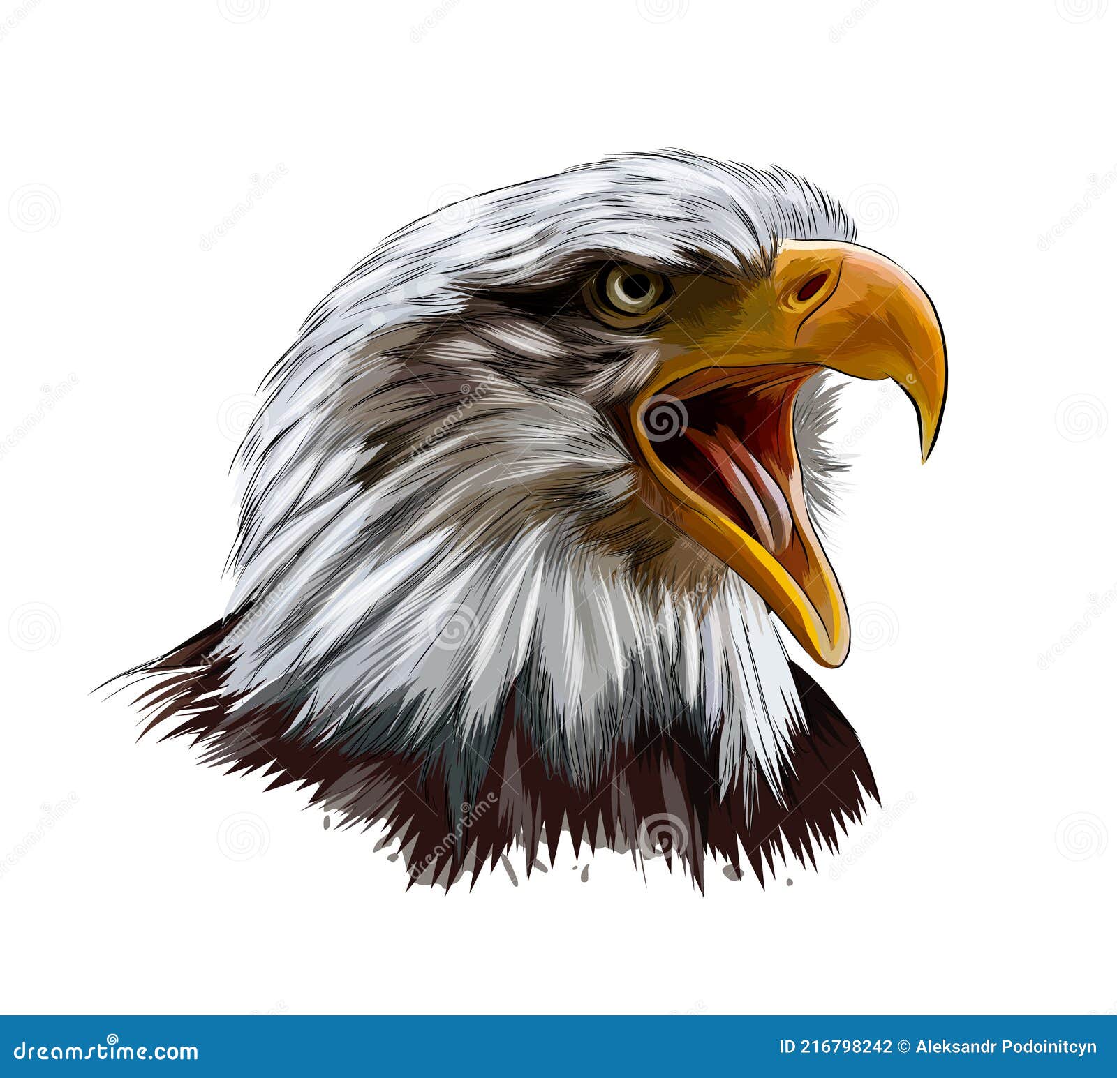 cool drawings of eagles