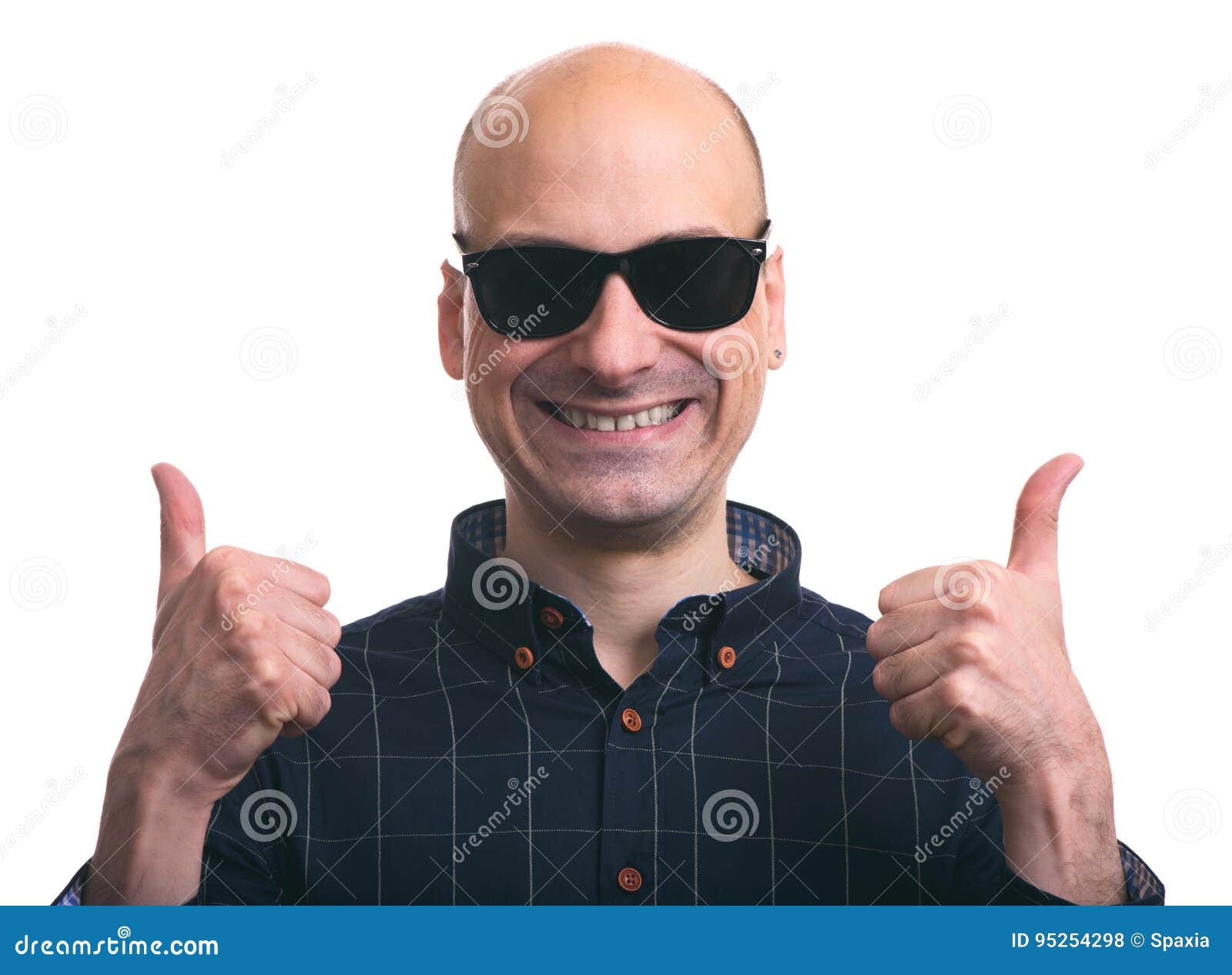 Sunglasses Bald Mannequins Model Head At Display Stock Photo ...