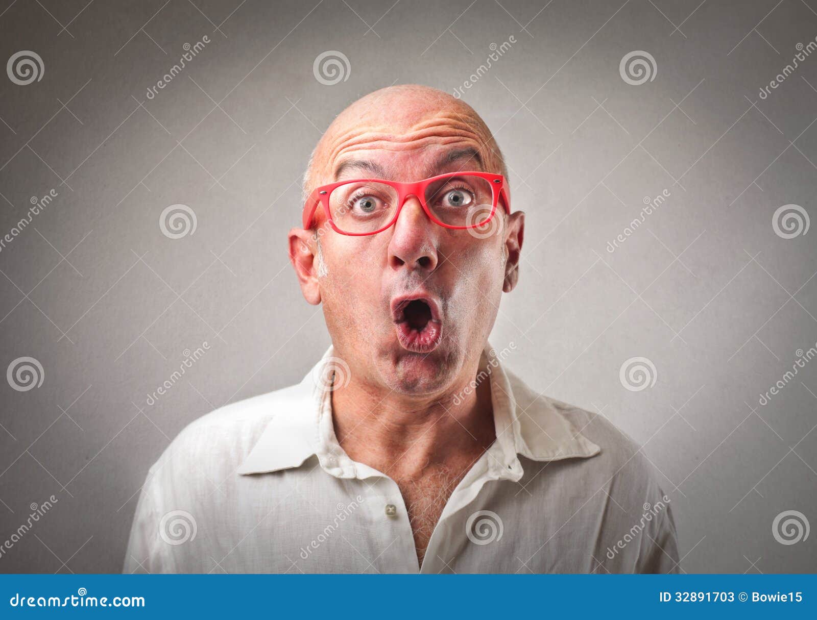 Bald Head Man Stock Image Image Of Wonder Portrait