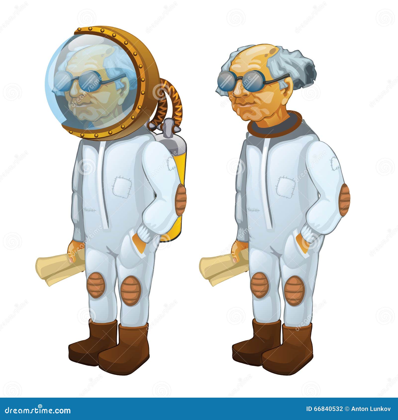 Bald Scientist with Diving and without it Stock Vector - Illustration of bald, laboratory: 66840532 Bald Scientist with Diving and without it Stock Vector - Illustration of bald, laboratory: 66840532