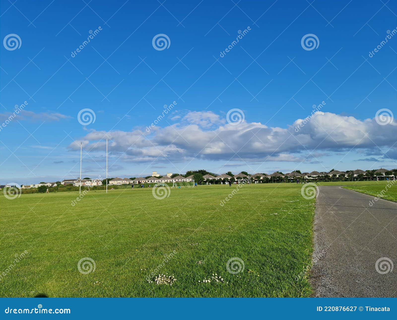 Baldoyle Racecourse Park in Dublin Ireland Stock Image Image of