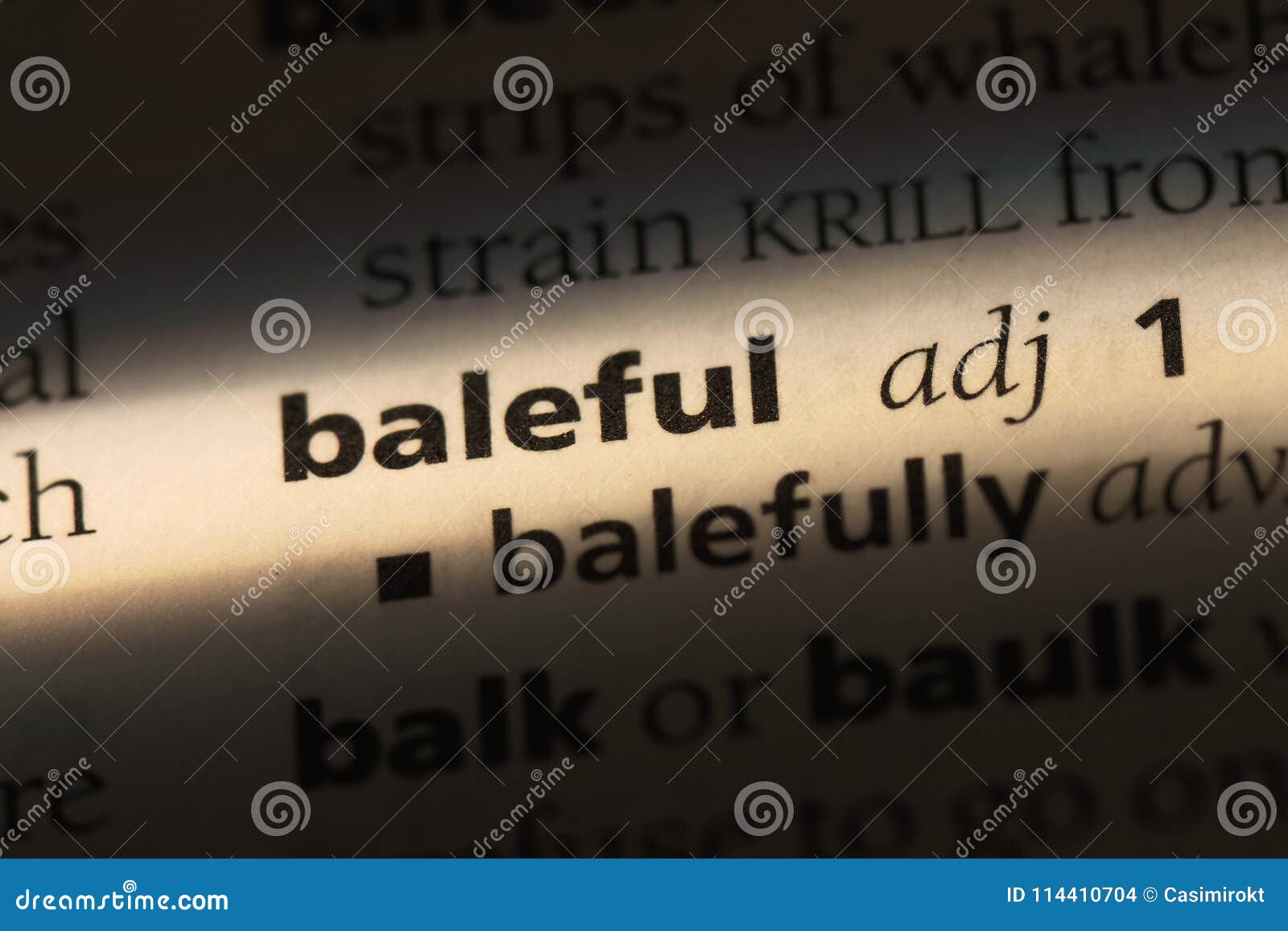 baleful