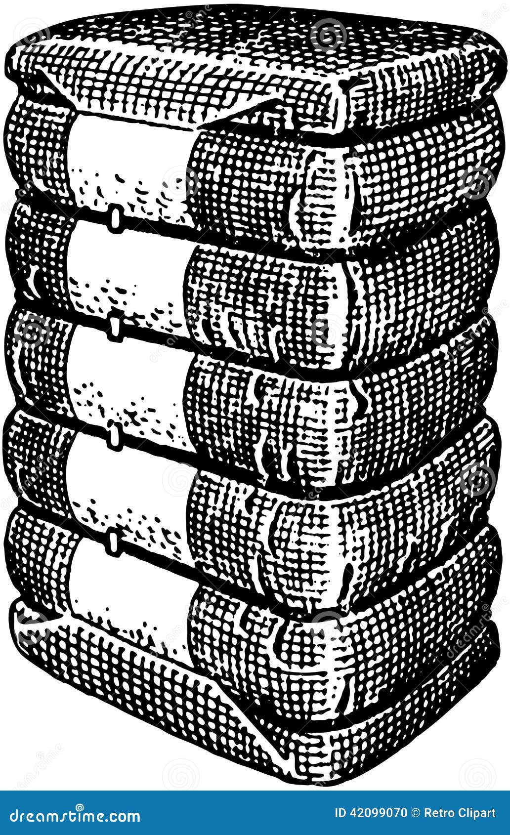 Bales of Cotton stock vector. Illustration of drawings 42099070