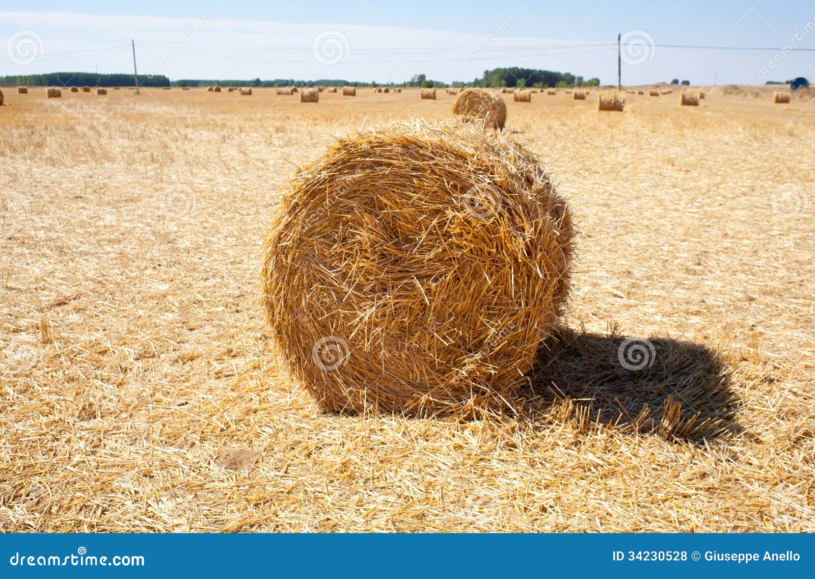 Bales of hay stock photo. Image of panorama, pilgrimage 34230528