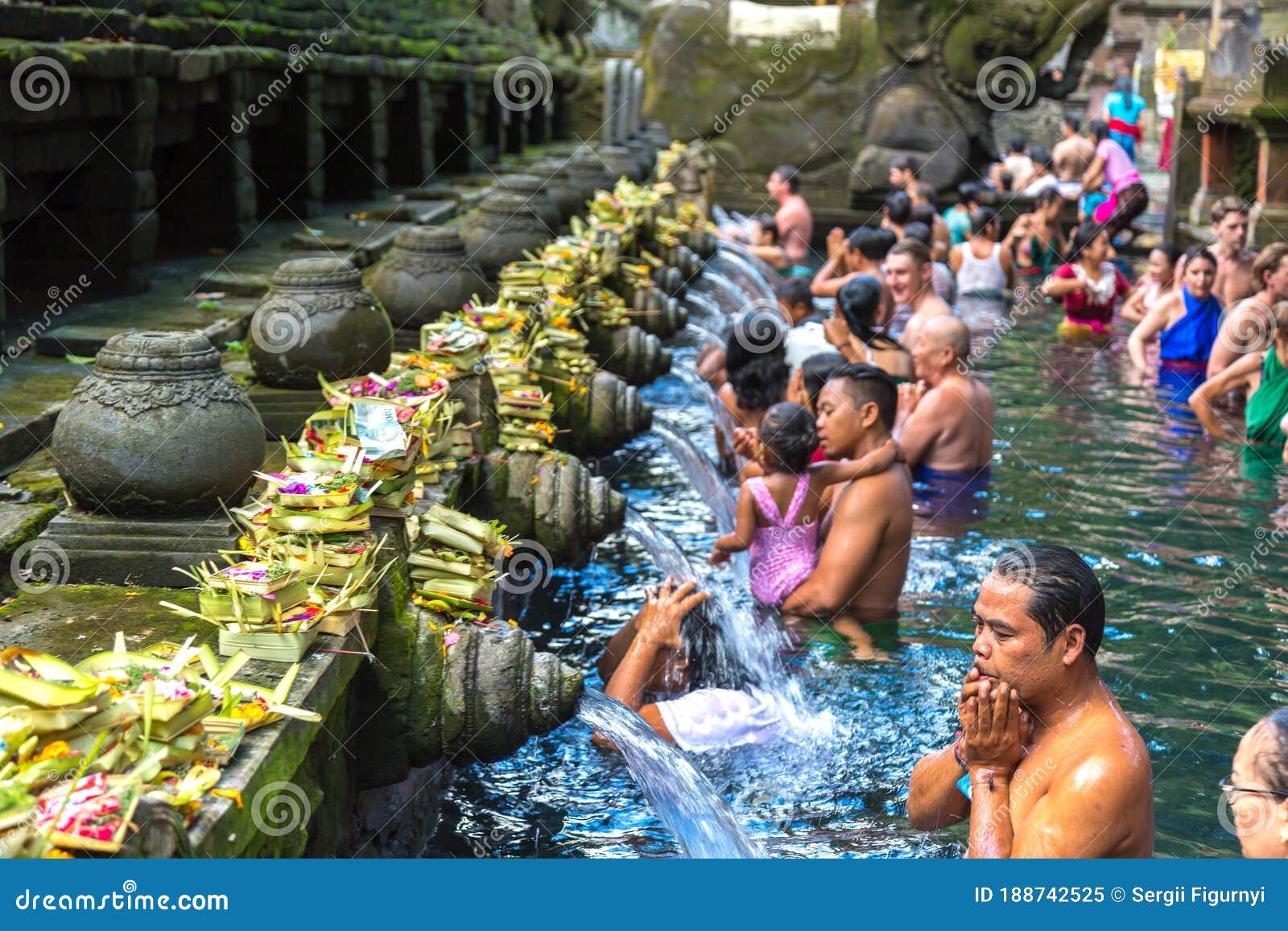 Pura Tirta Empul Temple On Bali Editorial Image Image Of Culture 