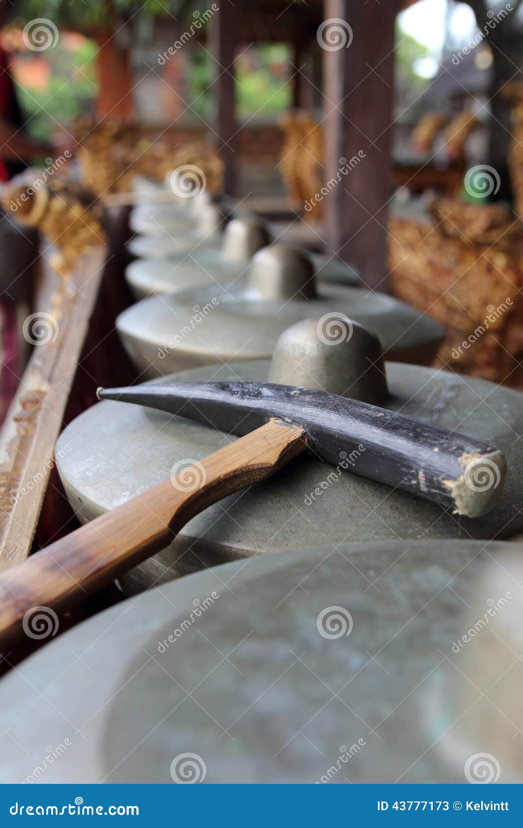 Bali Traditional Music Instrument Stock Image Image of traditional