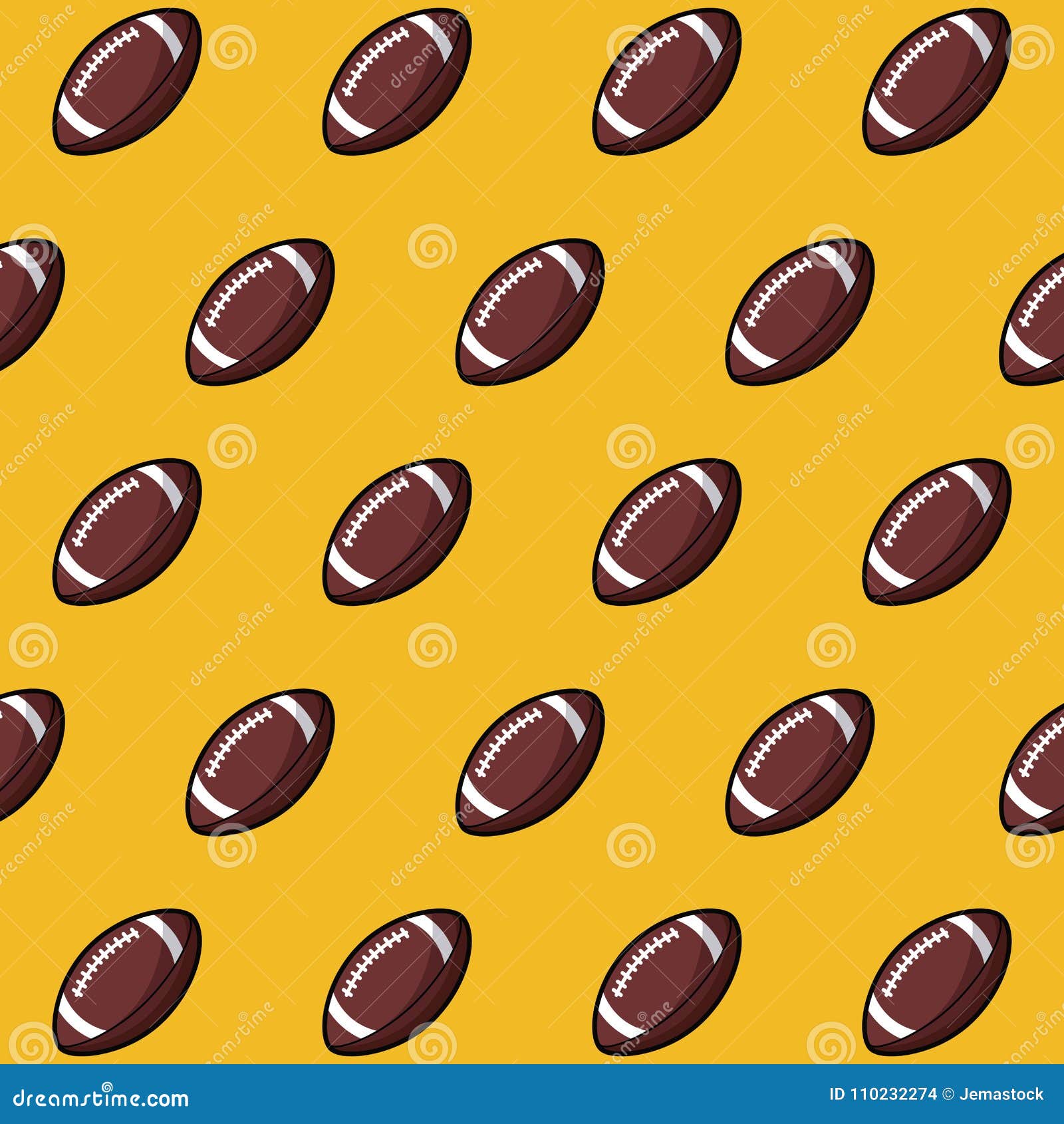 Ball American Football Wallpaper Design Stock Vector - Illustration of  backdrop, american: 110232274