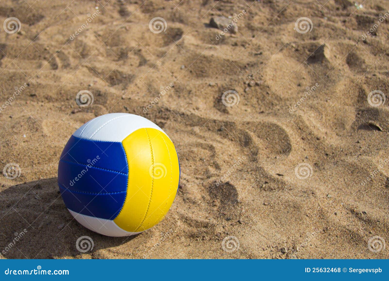 Ball for beach volleyball stock photo. Image of holiday 25632468