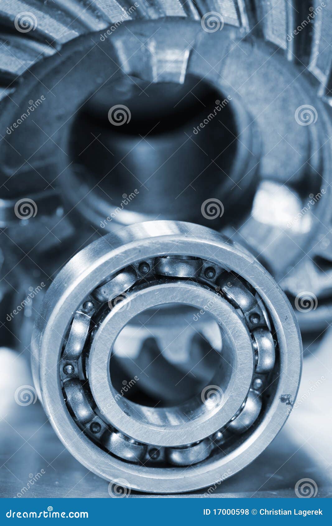 Ball Bearing of Titanium in Closeups Stock Photo Image of mechanism