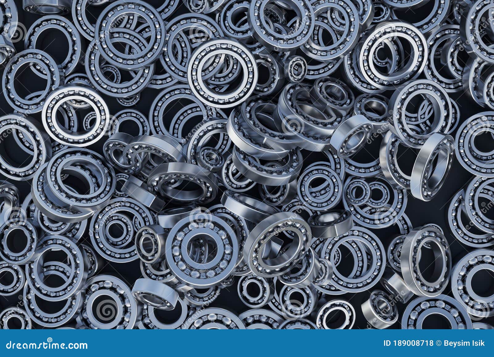 Ball Bearings in Different Sizes Stock Illustration Illustration of