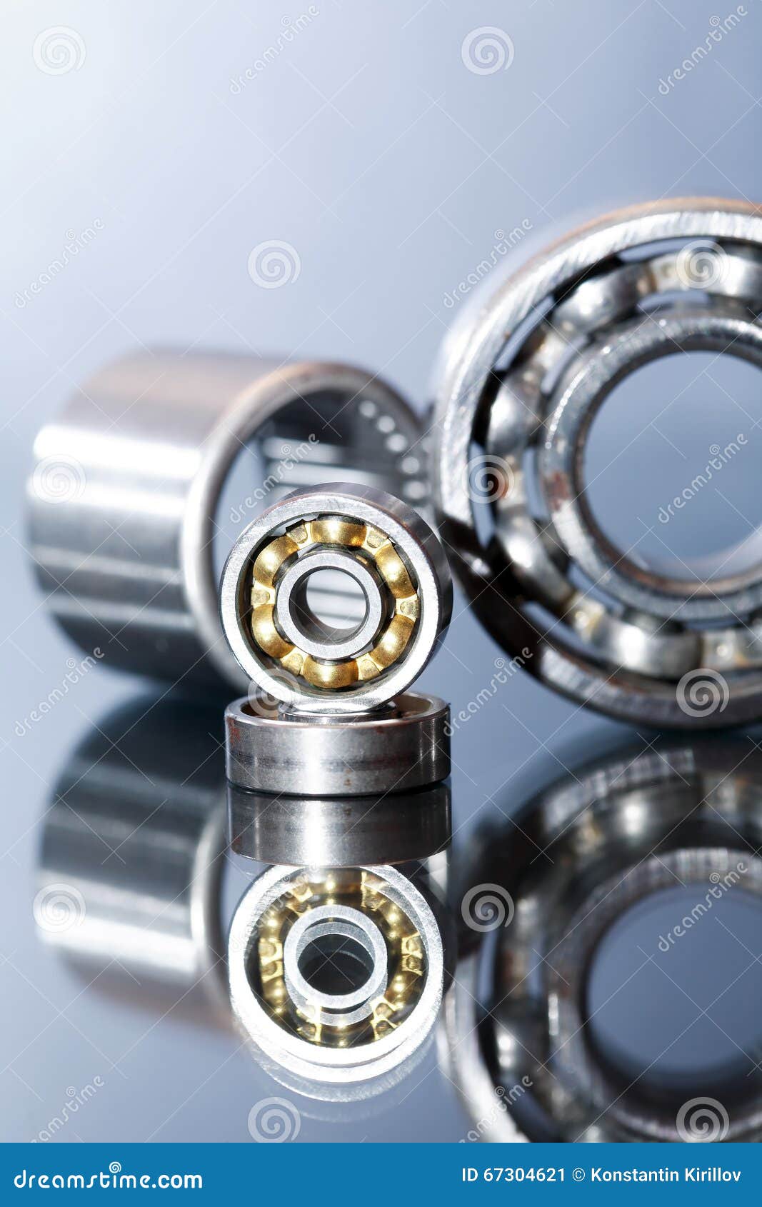 Ball Bearings on Glass stock image. Image of business 67304621