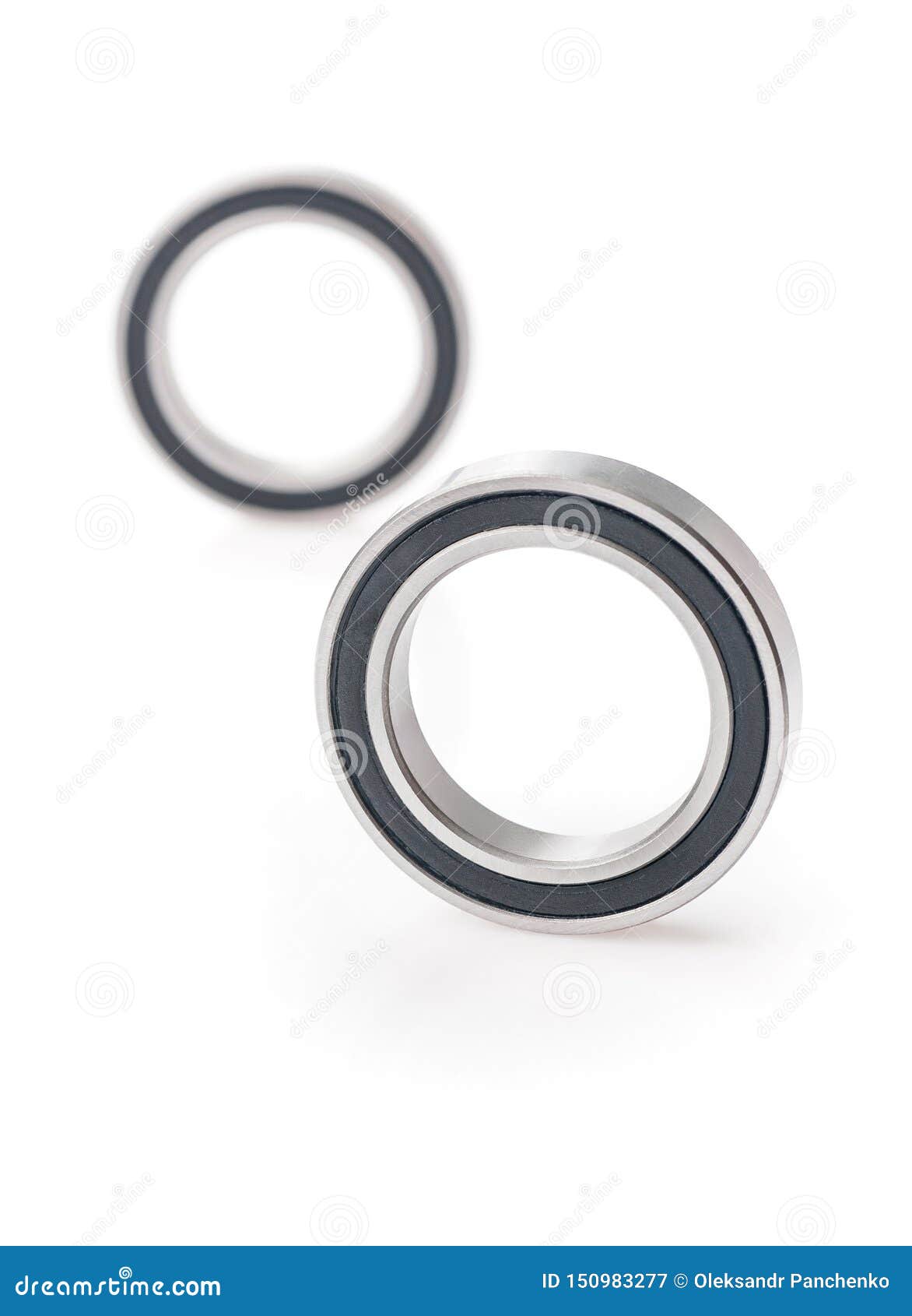 Ball bearings isolated stock image. Image of metallic 150983277