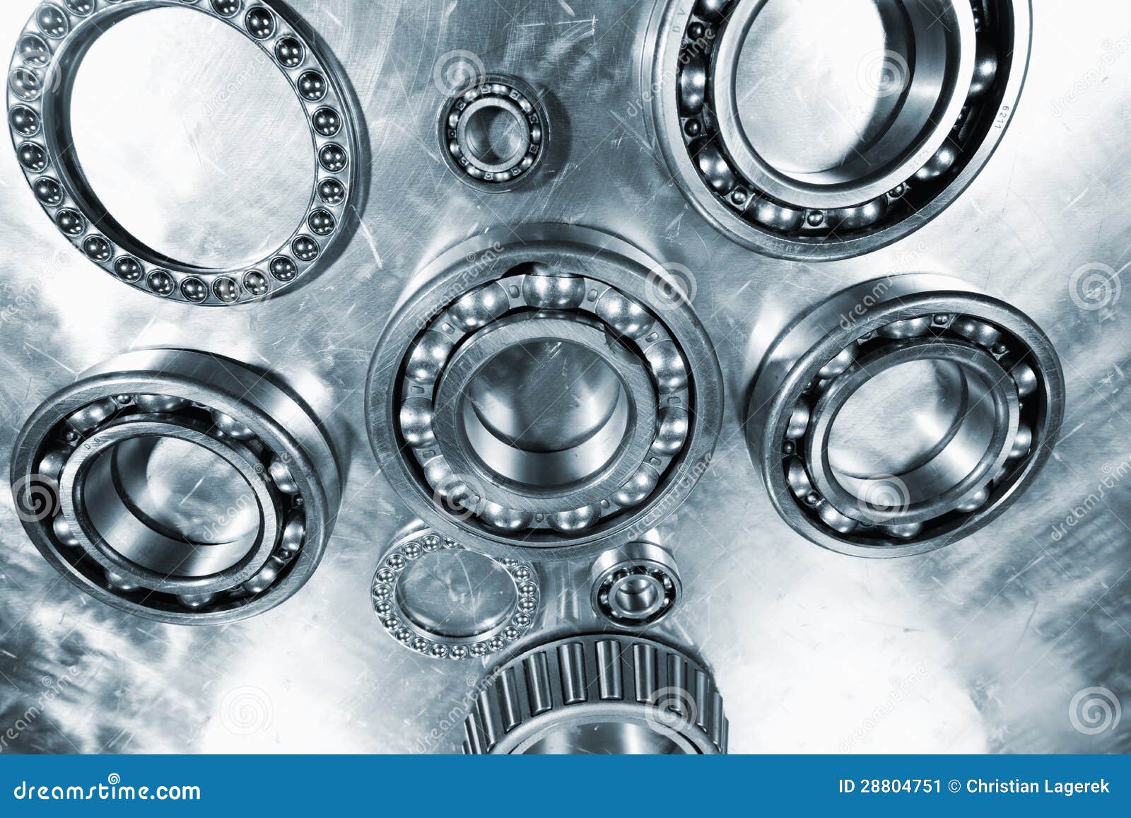 Ballbearings, Titanium and Steel Stock Image Image of precision