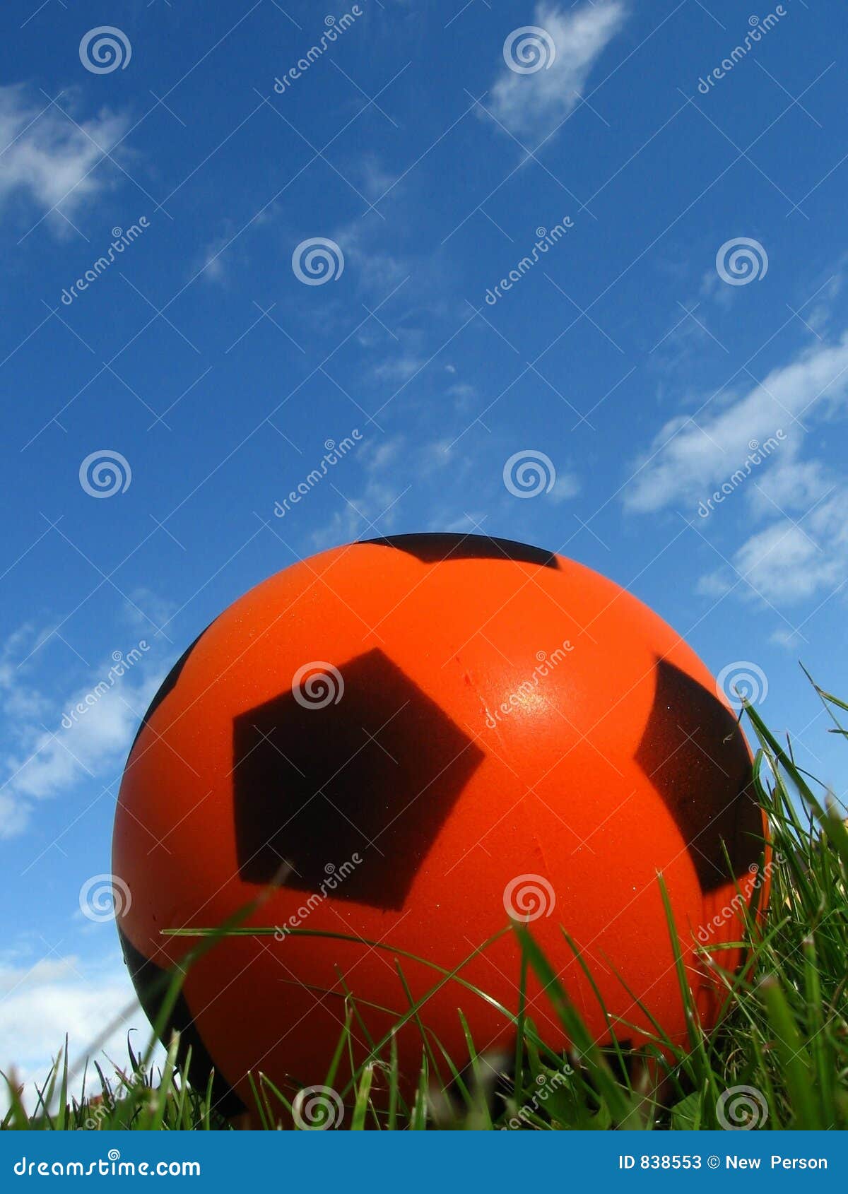 Ball and beautiful sky stock image. Image of child, blue 838553