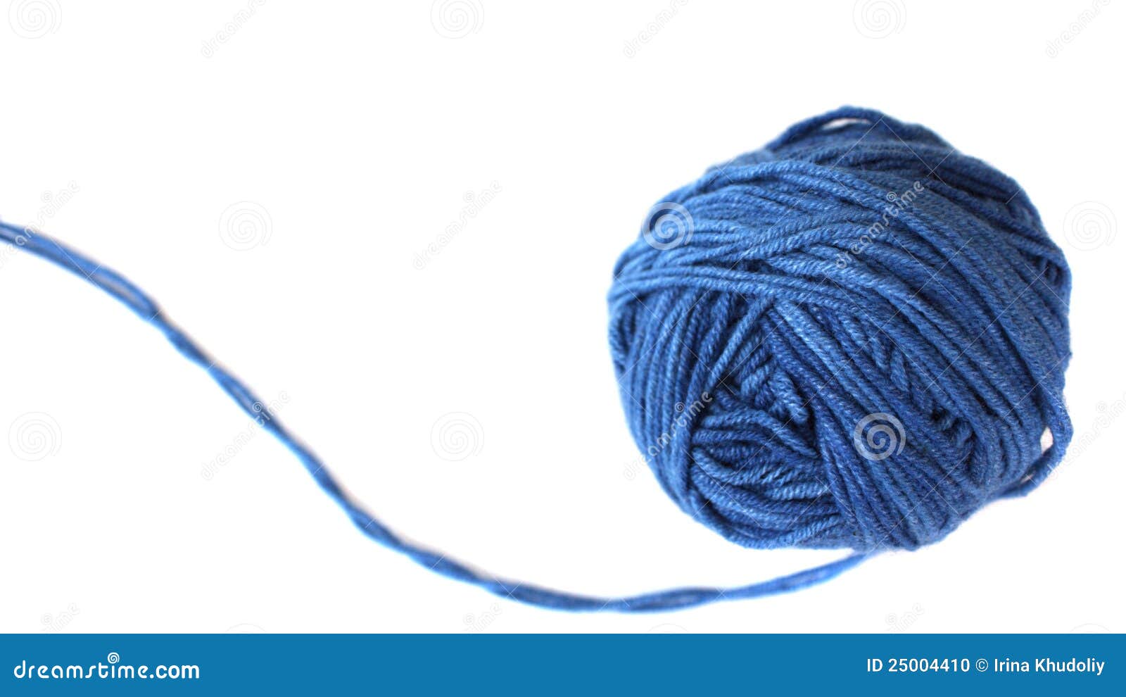 Ball of blue yarn stock photo. Image of wool, blue, notes - 25004410