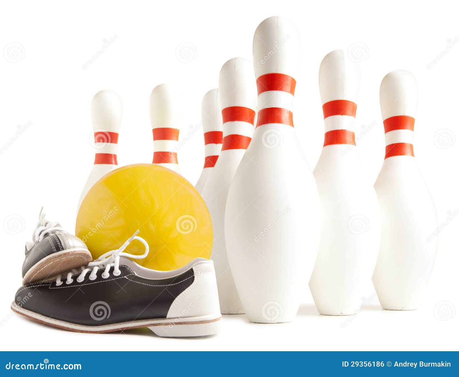 Ball, Bowling Shoes and Bowling Pin Stock Photo Image of footwear, white 29356186