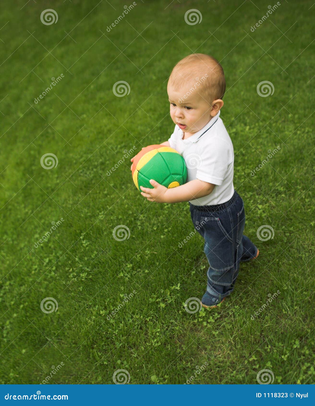 Ball game stock image. Image of childhood, family, baby 1118323